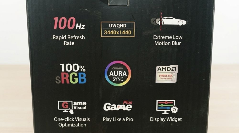 Monitor Gaming Curbat ASUS ROG Strix XG35VQ 35” UWQHD 100Hz 1ms