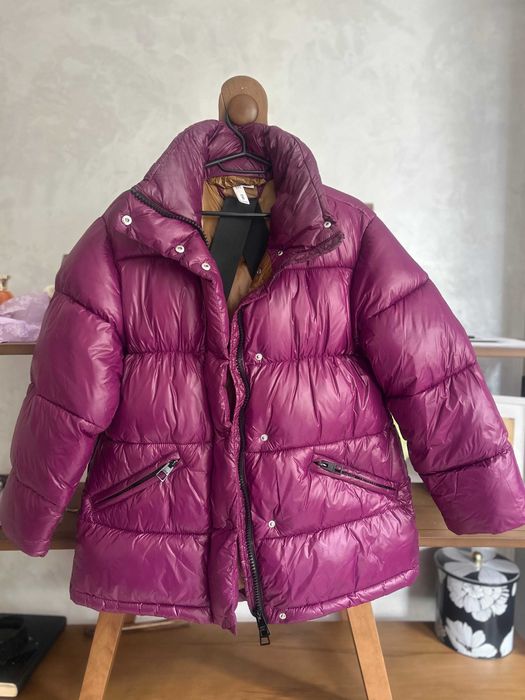 Зимно яке, цвят малина,  Mango