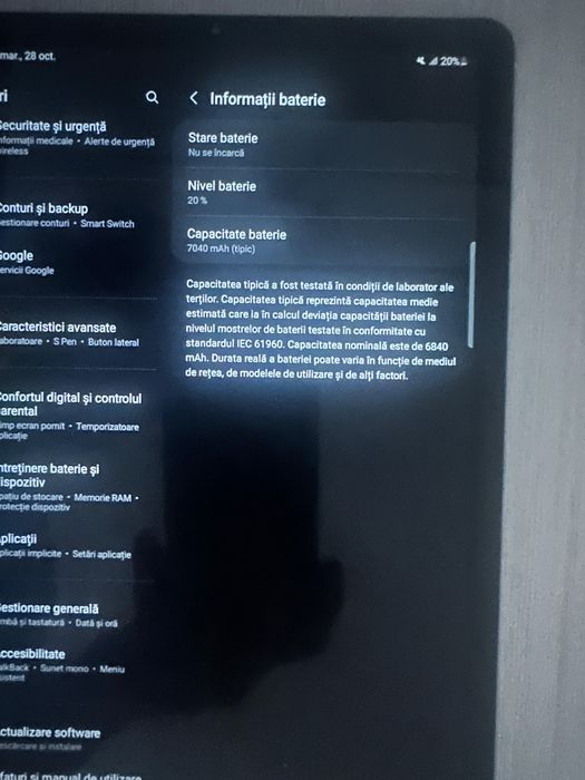 Tableta Samsung Galaxi Tab S6 lite