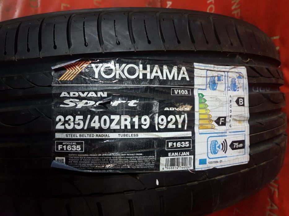 1 anvelopa de vara - 235/40/19 - yokohama - noua - dot 5113 !