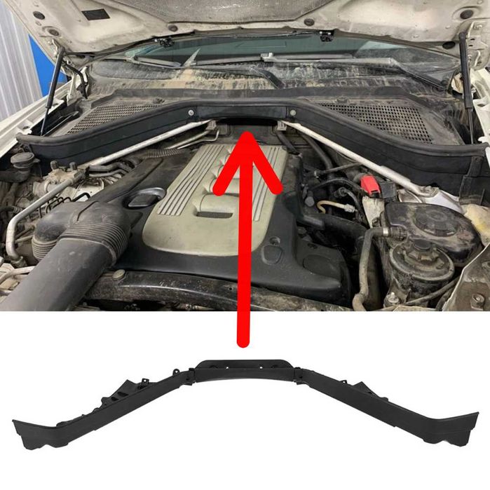 Комплект изолационни кори / уплътнение над двигателя BMW X5 E70 X6 E71