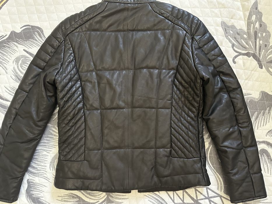 Кожаная куртка мужская
