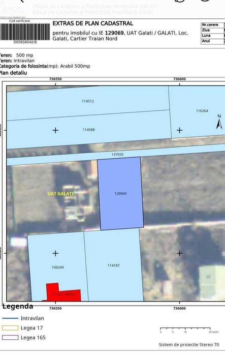 Vand teren Arcasilor