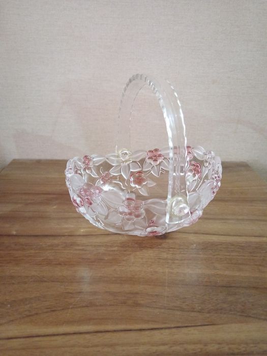 Винтажная конфетница-корзинка Walther-Glas (Германия)