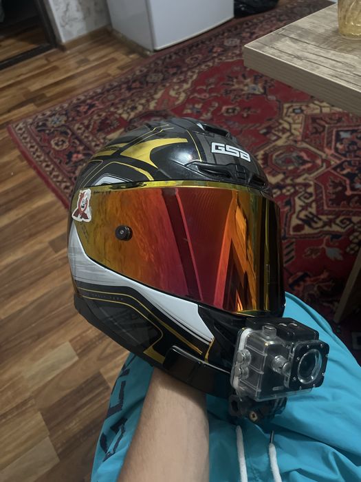 Sport bike kaskasi qatiq va ishonchli serfikatli sport kaska k