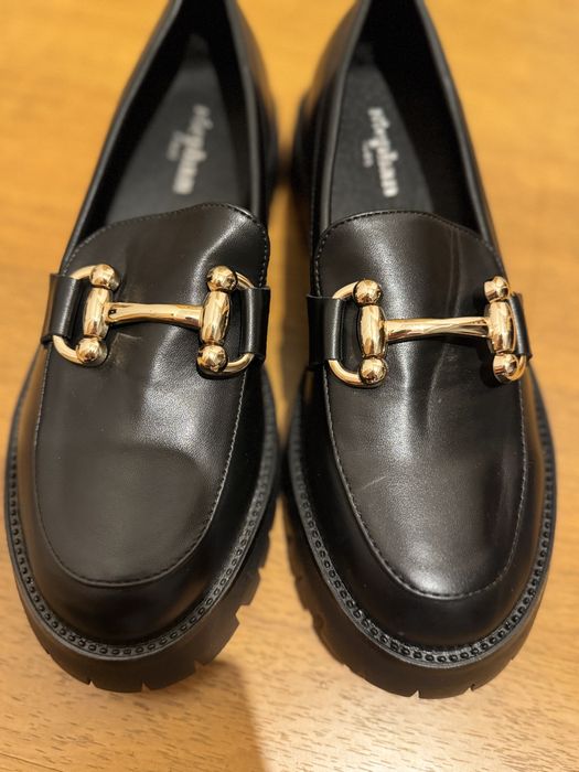Mocasini Stephan Paris din piele naturală, eleganți, mărimea 39