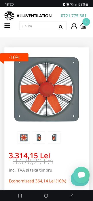 Ventilator industrial