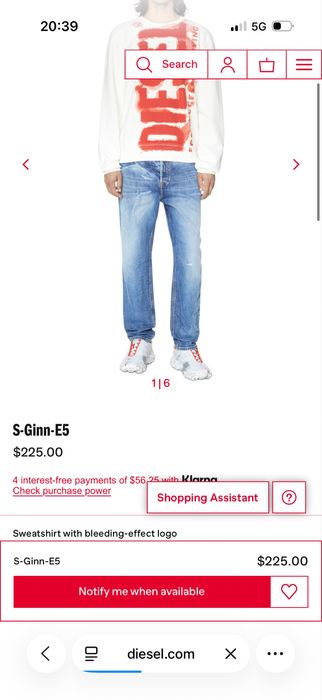 Блуза (Sweatshirt) Diesel - размер L