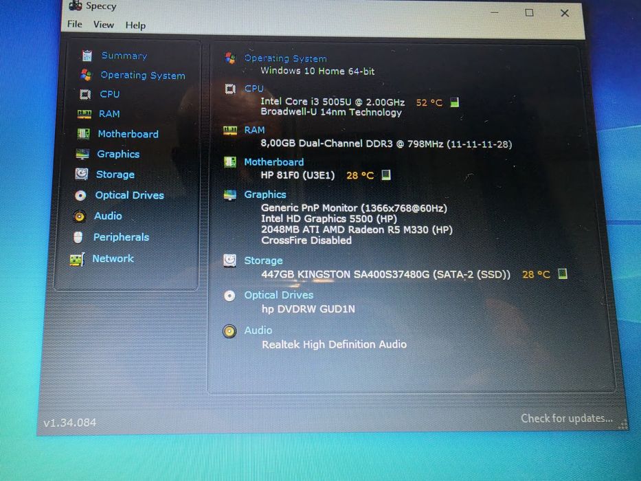 Laptop Hp 15 Ay010nq