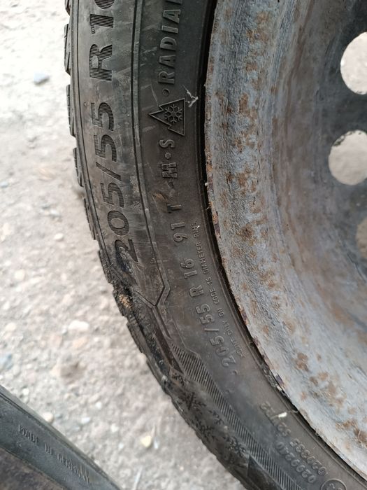 Jante tabla 16" cauciucuri iarna BMW seria 1 3 4 f20 f21 f30 f31 f32 f