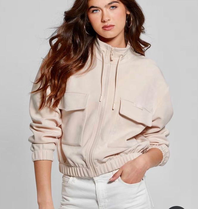 Спортен комплект Guess, белдо розово-бежов С/ХС