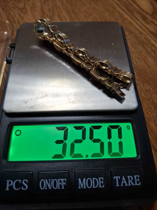 .продавам златна гривна УНИСЕКС.14к 32,50 гр