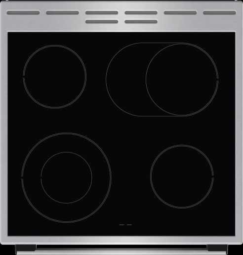 Нова Готварска печка с керамичен плот Gorenje GECS6C70XPA