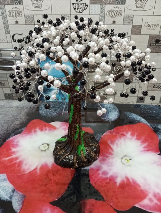 Деревья из бусин