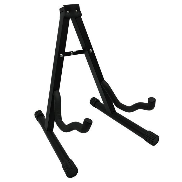 Chitara clasica IdeallStore®, 95 cm, lemn, Cutaway, portocalie, stativ