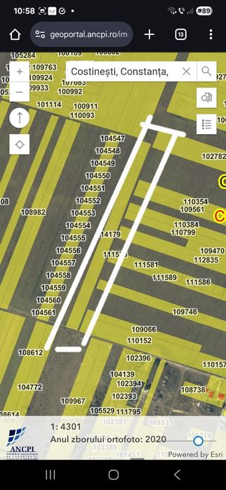 Vând teren Costinești