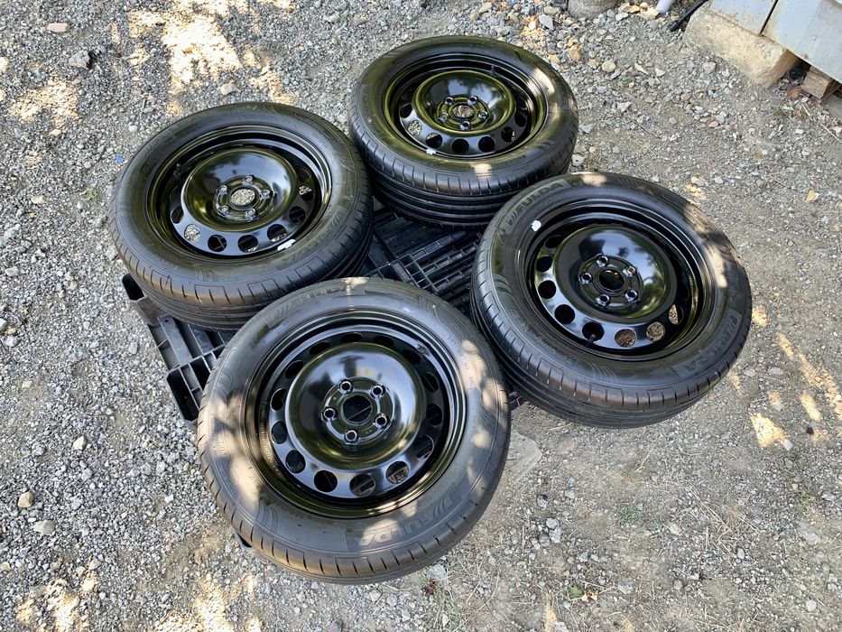 Джанти 16" ET50+НОВИ ГУМИ DOT1624 FULDA 205/55/16-Vw,Audi,Seat,Skoda