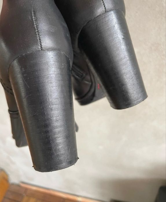 Botine din piele Tommy Hilfiger