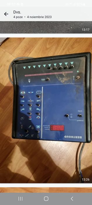 Dezmembrez instalație de erbicidat Berthoud Major