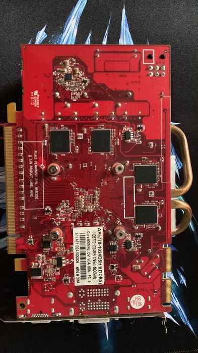 Видеокарта AMD Radeon HD 5770 1GB GDDR5 (Полностью рабочая)