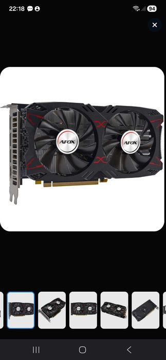 Видеокарта   RX 5500 XT AMD 8GB