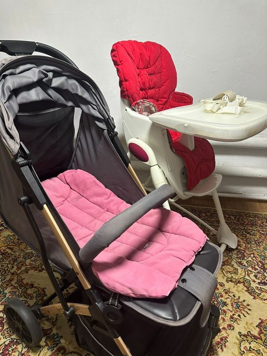 Продам детский стульчик и коляску