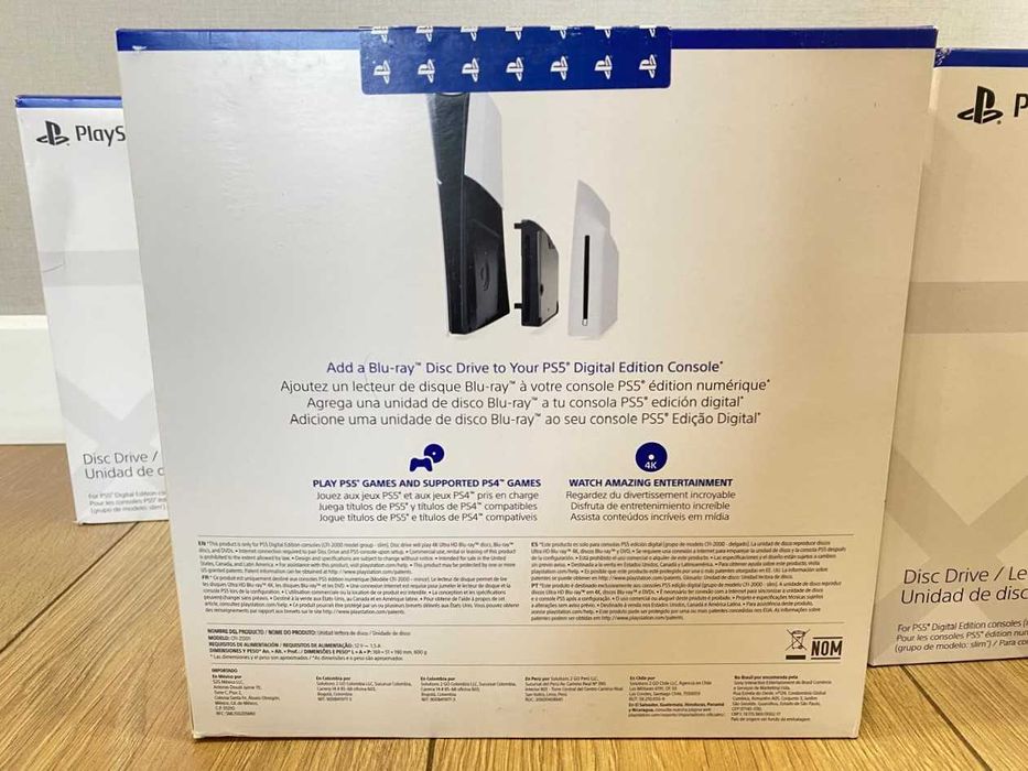 Новый Дисковод Sony для PS5 Slim и Pro/ Привод/ Disk Drive