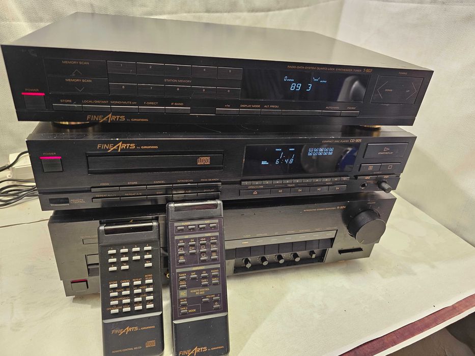 Linie Grundig Finearts T-907 CD-905 A-904 RC-900