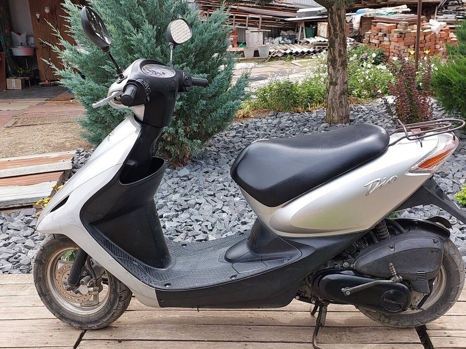 Скутер на полном ходу