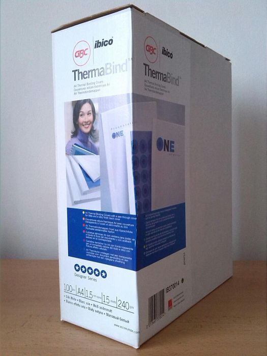 Корици за термоподвързване 12/20/25 мм / термокорици / термопапки