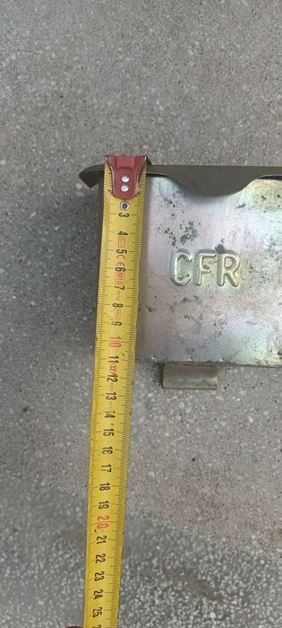 Caseta veche din metal, CFR