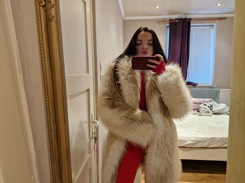 shein нова дамска рокля с ресни