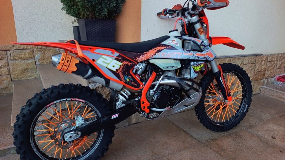KTM 300 exc ,2017  full protecții !