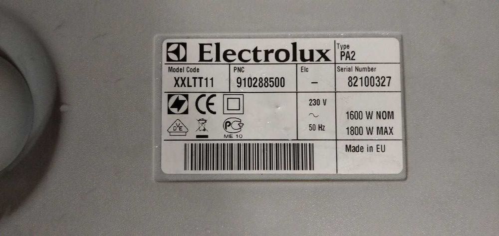 Запчасти от пылесоса Electrolux ErgoSpace XXLTT11
