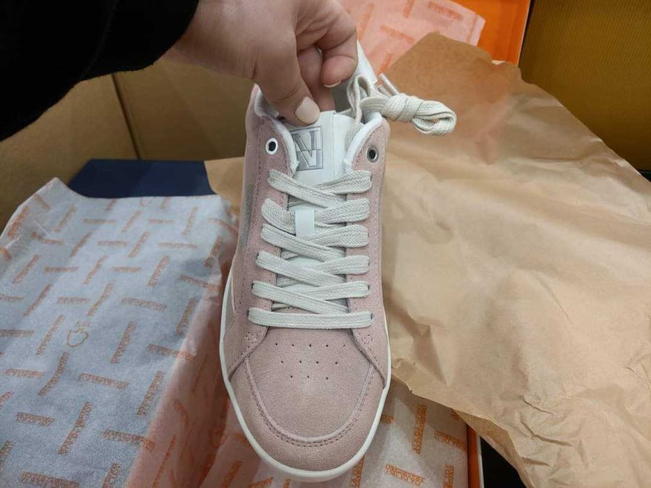 Napapijri кецове естествена кожа