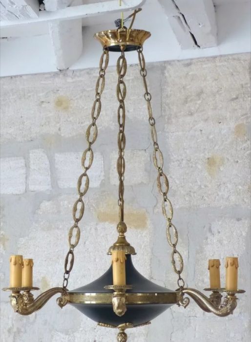 Candelabru stil Empire din bronz