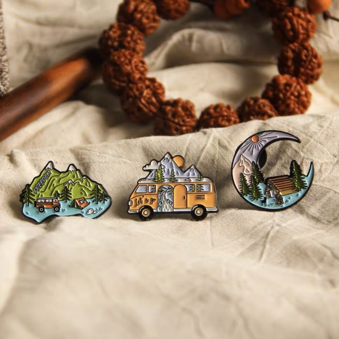 Значки гор брошь для подарка,