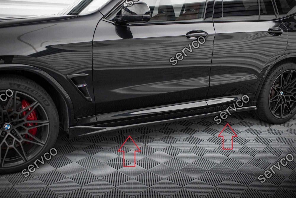 Pachet Set Splitter Exterior Lip Prelungiri Body kit tuning Bmw X3 M F97 Facelift 2021- v3 - Maxton Design