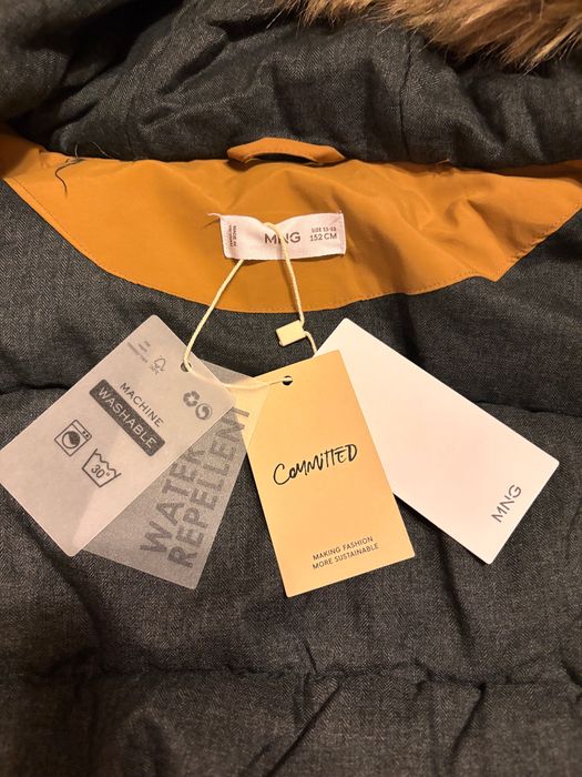 Mango палто анорак 152см, 11-12г