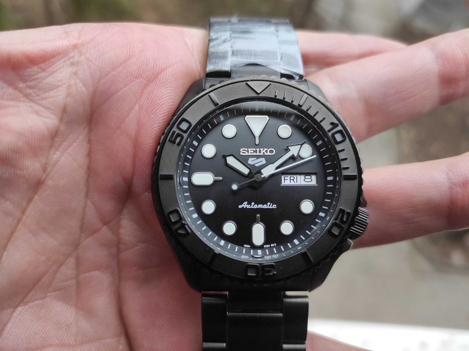 Seiko 5 5kx mod Gunmetal black