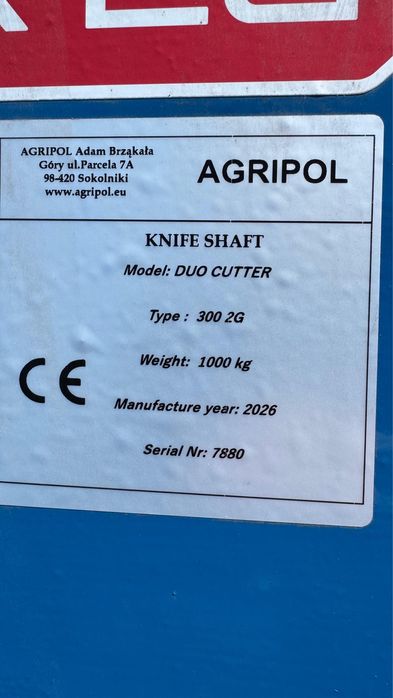 Tocator resturi vegetale AGRIPOL DUO CUTTER 2G