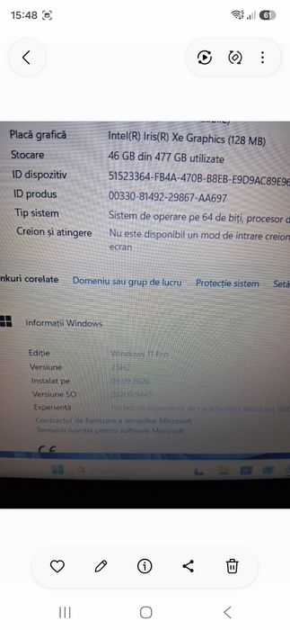 Vând laptop HP i5 nou