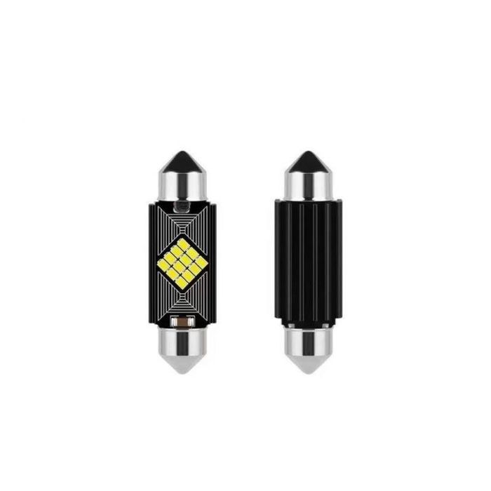 Led canbus крушки 2 броя 2016 12smd ultrabright festoon c5w c10w ...