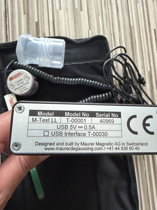Tester magnetism rezidual Maurer Magnetic M-Test LL | ca nou | certificat metrologie