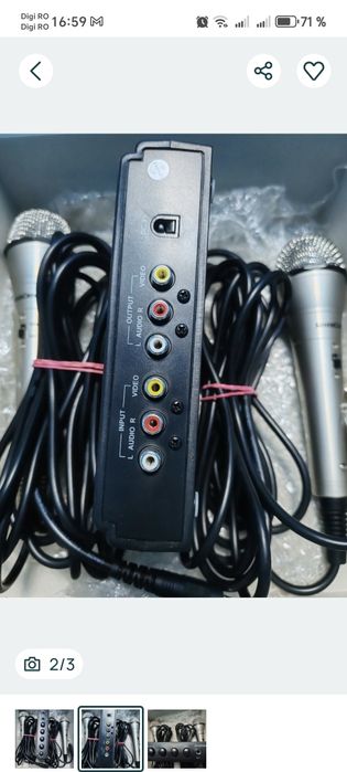 Mixer cu microfoane