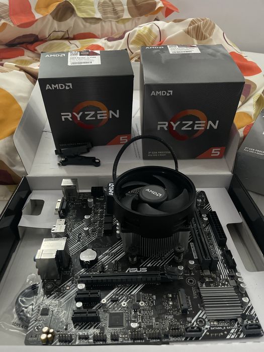 Vand procesor ryzne 5 3600 si 8 gb ram ddr4 la 2133
