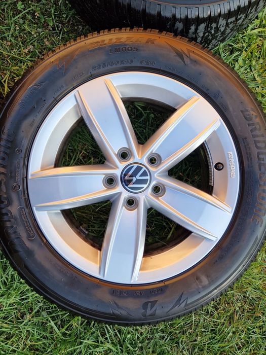 Roți iarnă jante Al Vw R16 T-roc, Passat Jetta,  Seat Ateca, 205 60 16