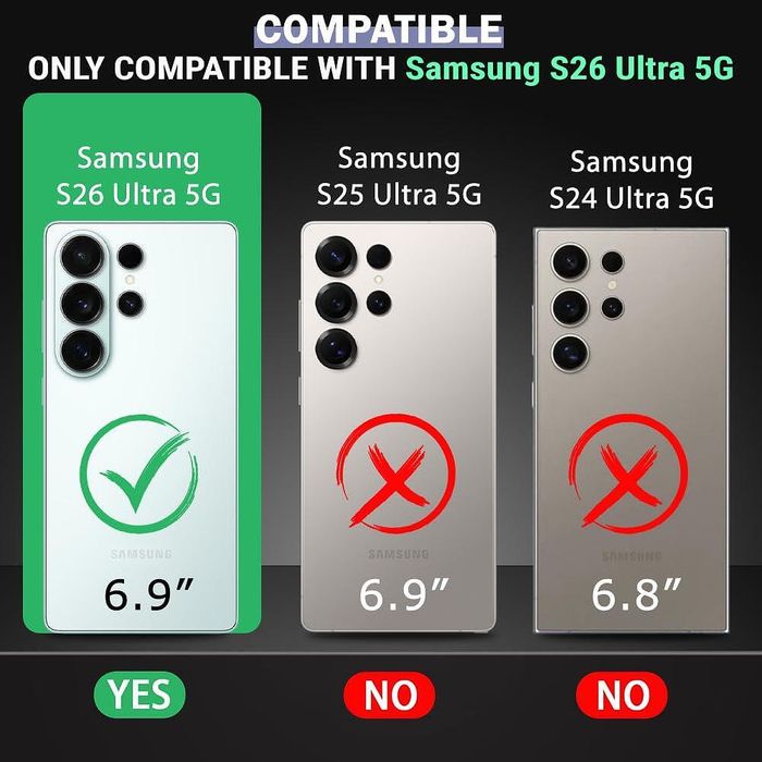 Прозрачен силиконов удароустойчив кейс за samsung galaxy s26 ultra