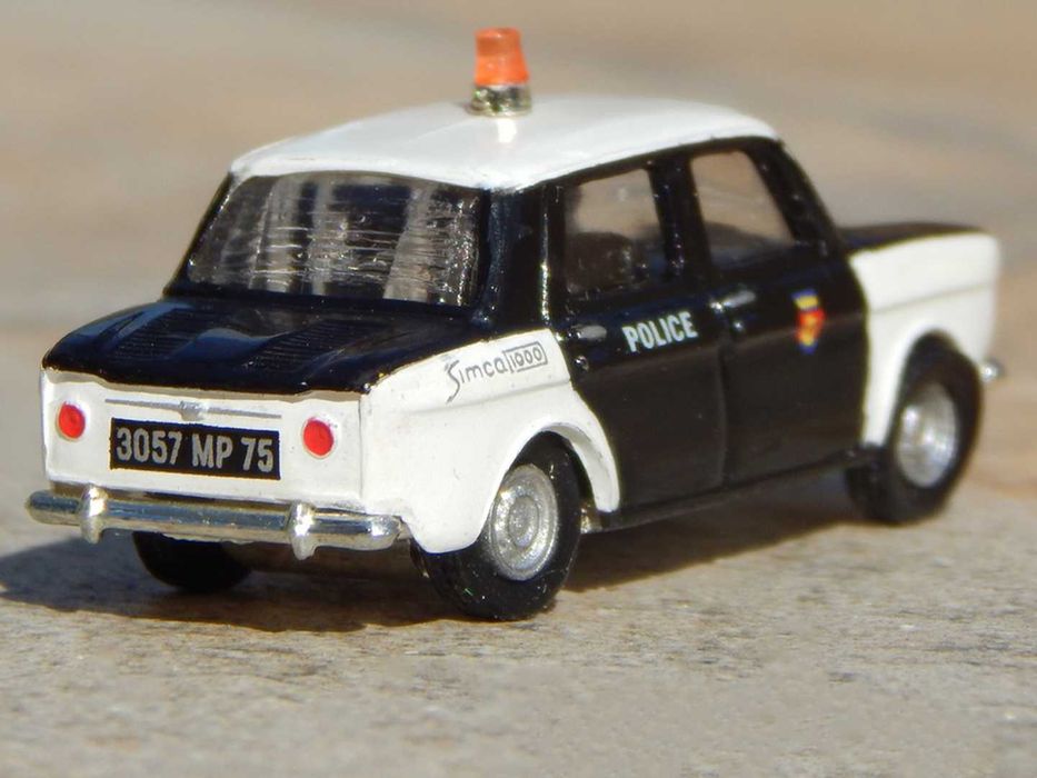 Macheta masina de politie Simca 1000 Norev Franta scara 1:86