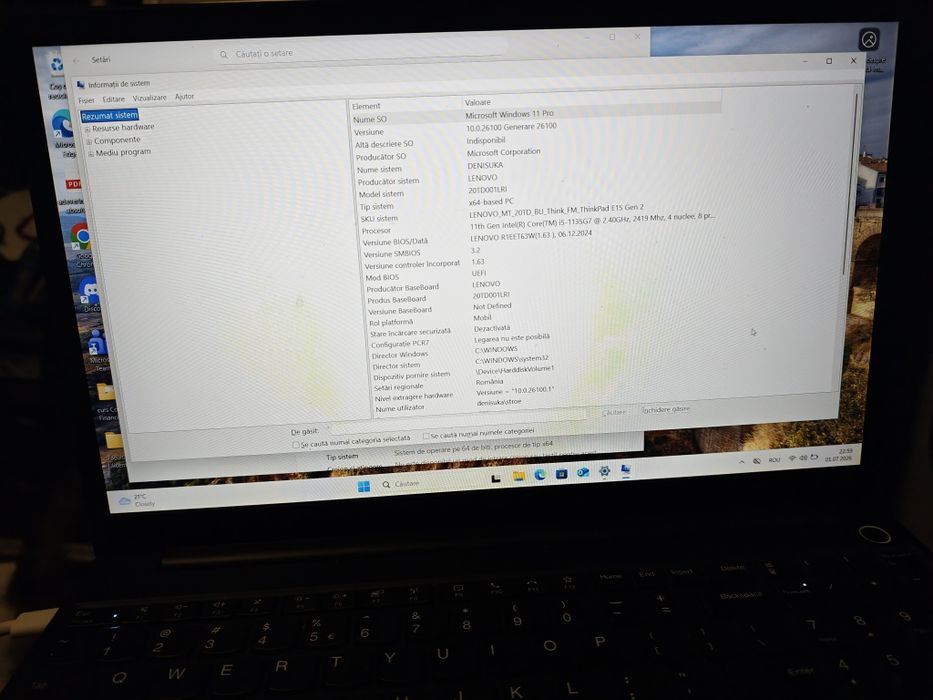 Laptop Lenovo ThinkPad E15 Gen 2